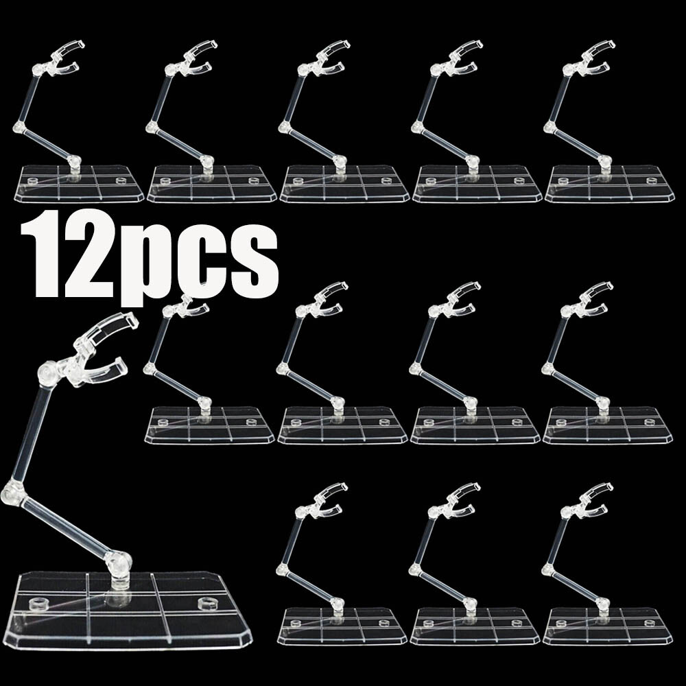 Action Figure Stand - 12 pièces, support réglable pour figurines