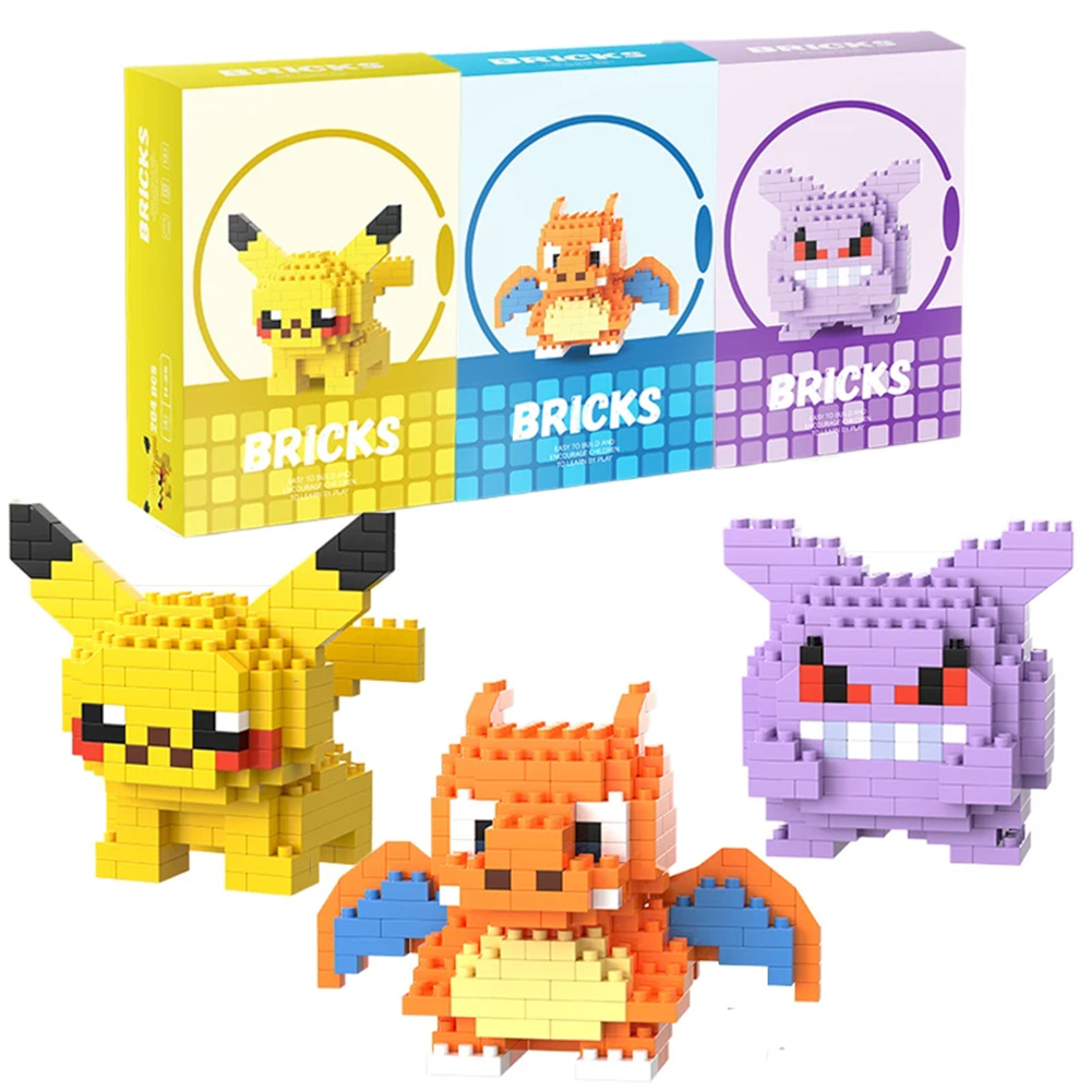 Building Block Mini - Micro Blocs de Construction Dragonite Gengar