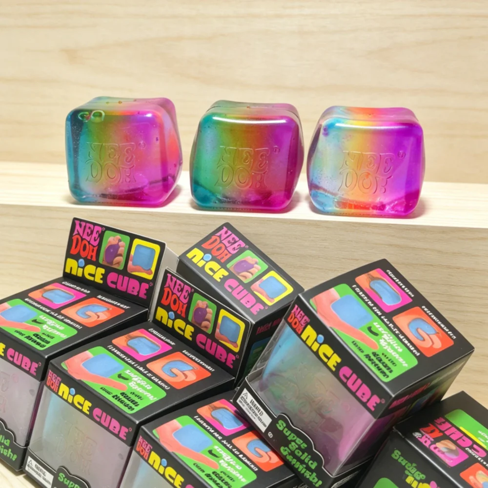NEEDOH Cube Transparent Arc-en - Fidget Cube Original avis et prix